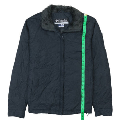 Columbia Women's Black L Nylon Interchange Full Zip Winter Jacket