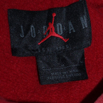 Mens UK Size M Jordan Red Pullover Hoodie
