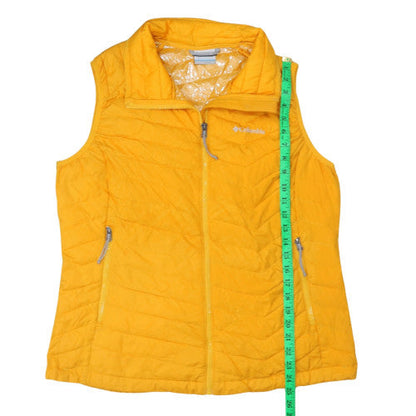 Columbia Mens Yellow XL Puffer Waistcoat Outdoor Insulated Gilet