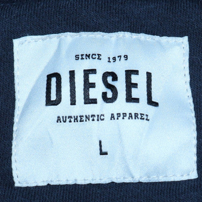 Mens UK Size L Diesel Blue Pullover Hoodie