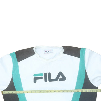 Mens UK Size XL FILA White Pullover Sweatshirt
