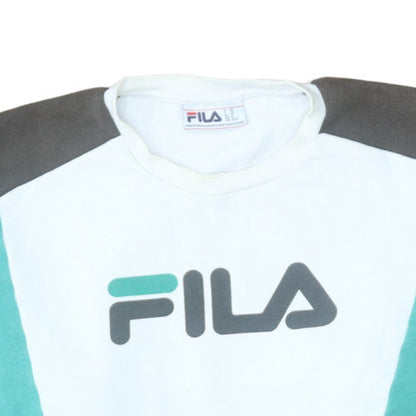 Mens UK Size XL FILA White Pullover Sweatshirt