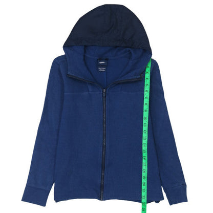 Mens UK Size XS Nike Blue Full Zip Hoodie