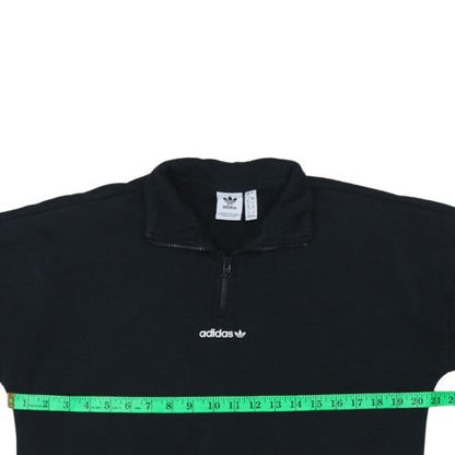 Womens UK Size 12 Adidas Black Pullover Sweatshirt