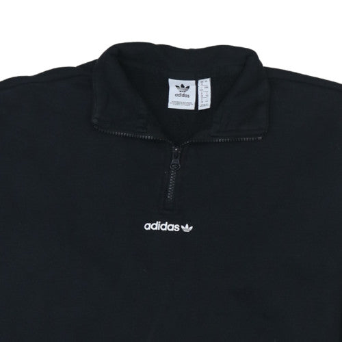 Womens UK Size 12 Adidas Black Pullover Sweatshirt