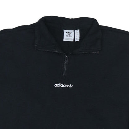 Womens UK Size 12 Adidas Black Pullover Sweatshirt
