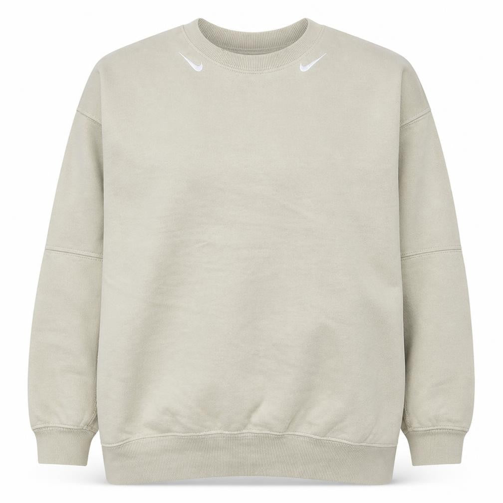 Womens UK Size M Nike Beige Pullover Sweatshirt