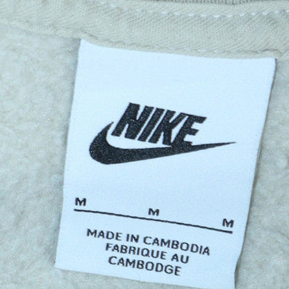 Womens UK Size M Nike Beige Pullover Sweatshirt