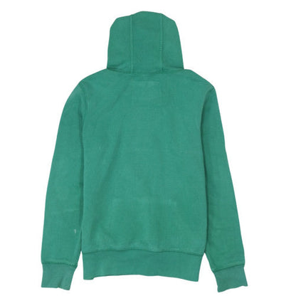 Womens UK Size 10 Denim Co Green Pullover Hoodie
