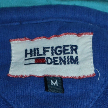 Mens UK Size M Tommy Hilfiger Blue Pullover Hoodie