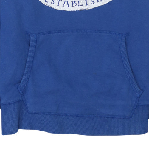 Mens UK Size M Tommy Hilfiger Blue Pullover Hoodie