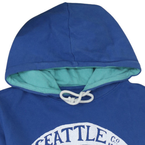 Mens UK Size M Tommy Hilfiger Blue Pullover Hoodie