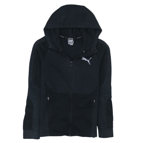 Mens UK Size XS Puma Black Full Zip Hoodie