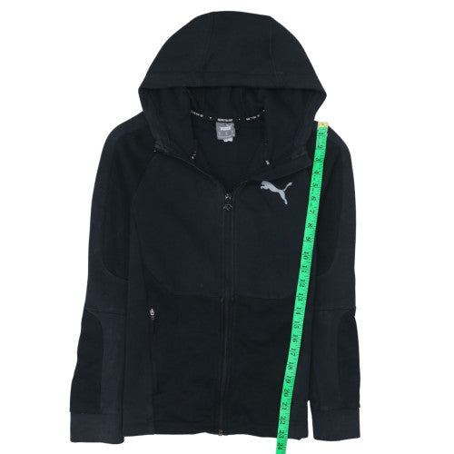Mens UK Size XS Puma Black Full Zip Hoodie