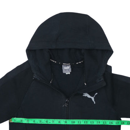 Mens UK Size XS Puma Black Full Zip Hoodie