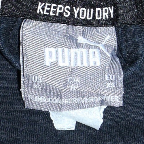 Mens UK Size XS Puma Black Full Zip Hoodie