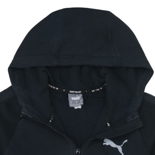Mens UK Size XS Puma Black Full Zip Hoodie