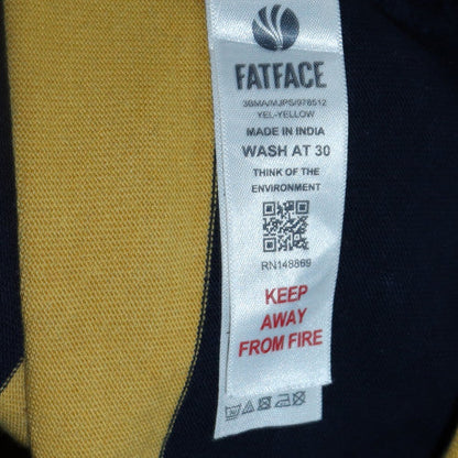 Mens UK Size XL Fat Face Yellow Pullover Sweatshirt