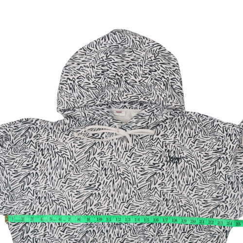 Womens UK Size S Levi's Ivory Pullover Hoodie