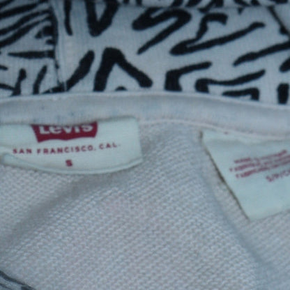 Womens UK Size S Levi's Ivory Pullover Hoodie