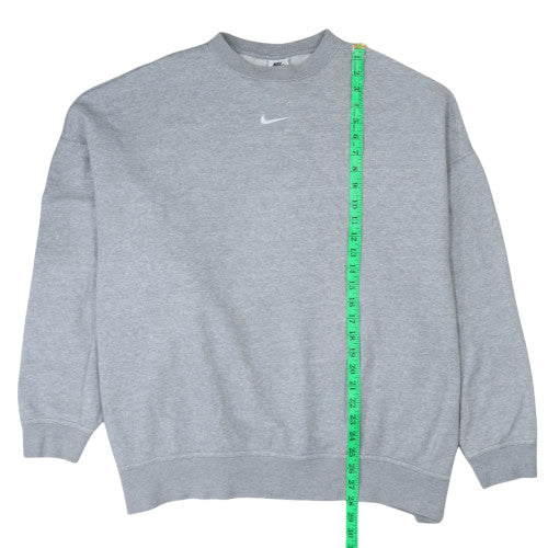 Mens UK Size M Nike Grey Pullover Sweatshirt