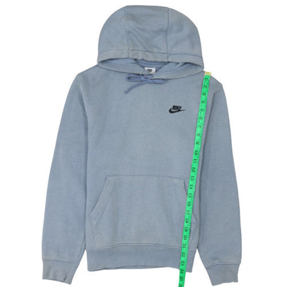 Mens UK Size XS Nike Blue Pullover Hoodie