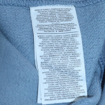 Mens UK Size XS Nike Blue Pullover Hoodie