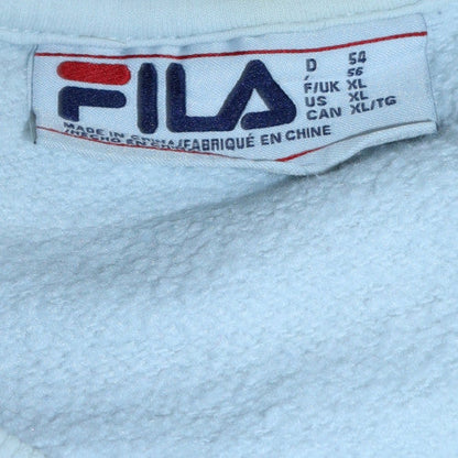 Mens UK Size XL Fila White Pullover Sweatshirt