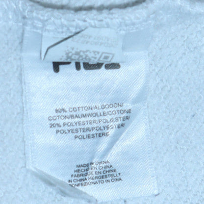Mens UK Size XL Fila White Pullover Sweatshirt