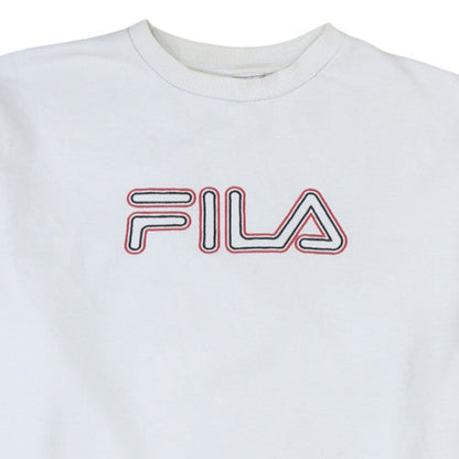Mens UK Size XL Fila White Pullover Sweatshirt