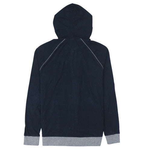 Mens UK Size S BOSS Blue Full Zip Hoodie