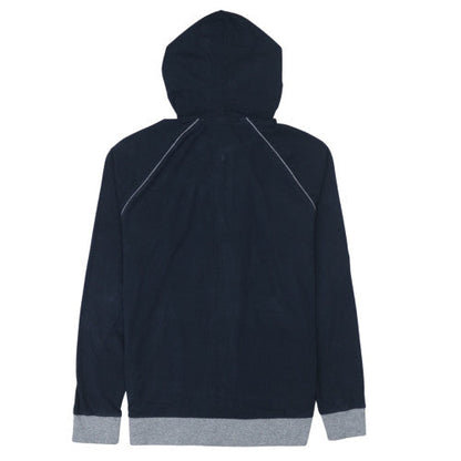 Mens UK Size S BOSS Blue Full Zip Hoodie