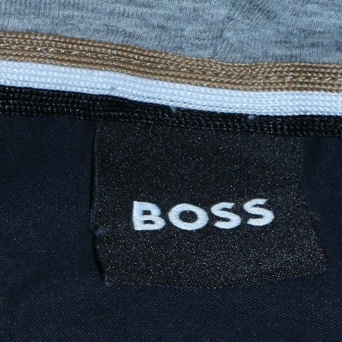 Mens UK Size S BOSS Blue Full Zip Hoodie