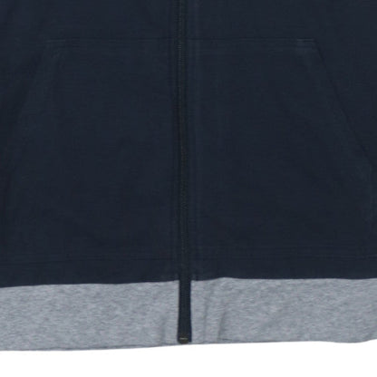 Mens UK Size S BOSS Blue Full Zip Hoodie