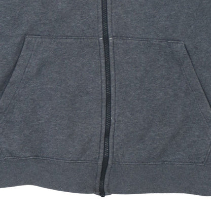 Mens UK Size L Nike Grey Full Zip Hoodie