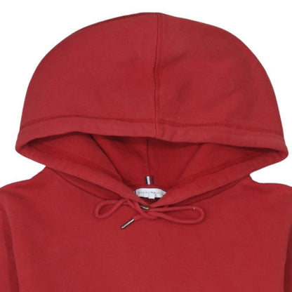 Mens UK Size M Tommy Hilfiger Red Pullover Hoodie