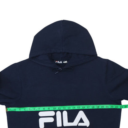 Womens UK Size L Fila Blue Pullover Hoodie