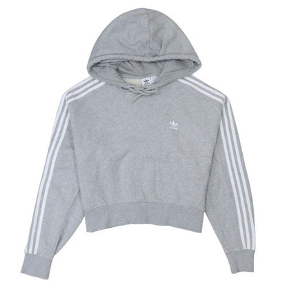 Womens UK Size XS Adidas Grey Pullover Hoodie