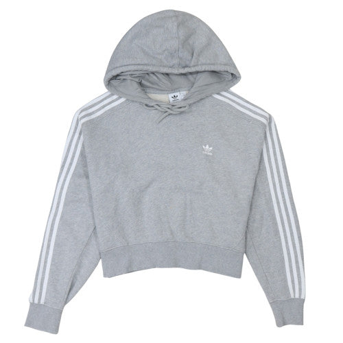 Womens UK Size XS Adidas Grey Pullover Hoodie
