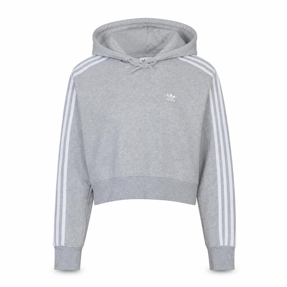 Womens UK Size XS Adidas Grey Pullover Hoodie