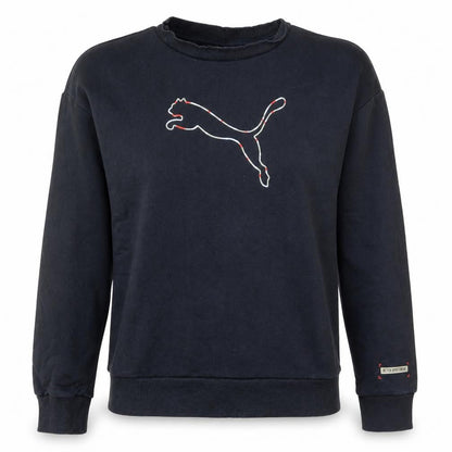 Womens UK Size M Puma Black Pullover Sweatshirt