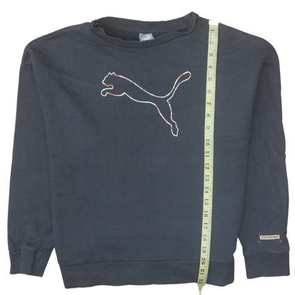 Womens UK Size M Puma Black Pullover Sweatshirt