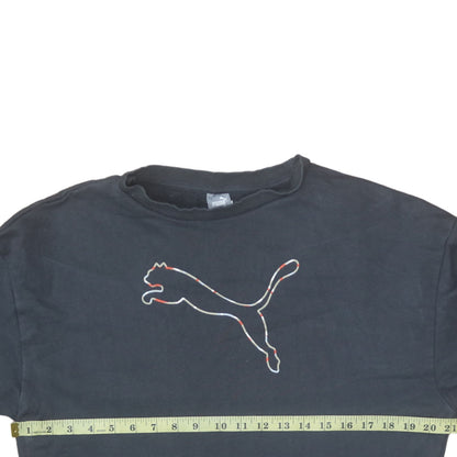 Womens UK Size M Puma Black Pullover Sweatshirt