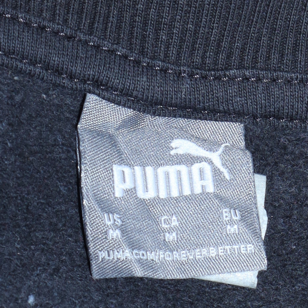 Womens UK Size M Puma Black Pullover Sweatshirt