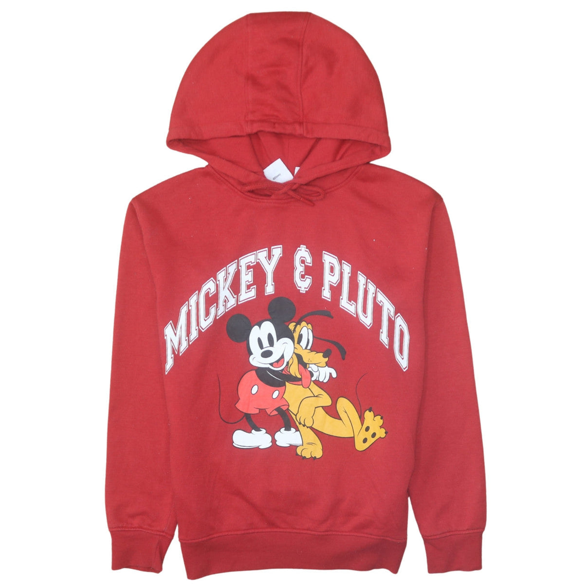 Womens UK Size 2XS Disney Red Pullover Hoodie