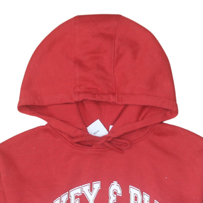 Womens UK Size 2XS Disney Red Pullover Hoodie