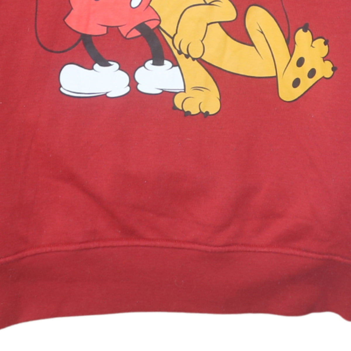 Womens UK Size 2XS Disney Red Pullover Hoodie