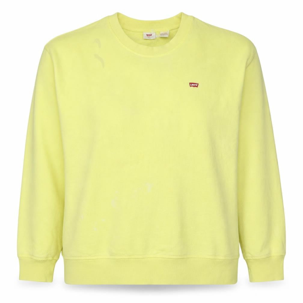 Womens UK Size 2XL Levi's Yellow Pullover Sweatshirt