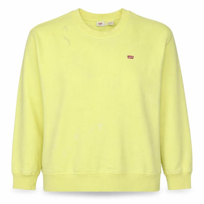 Womens UK Size 2XL Levi's Yellow Pullover Sweatshirt