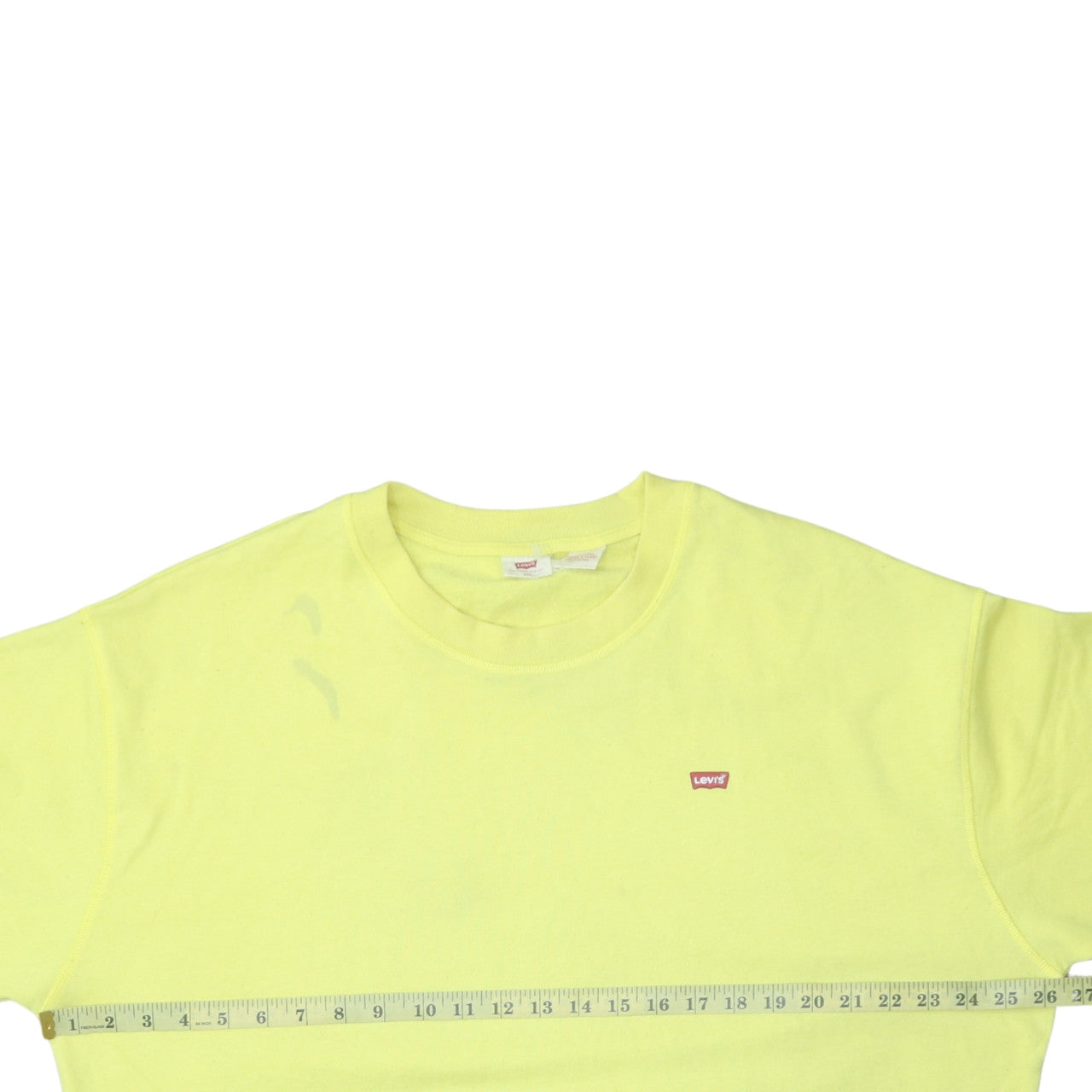 Womens UK Size 2XL Levi's Yellow Pullover Sweatshirt